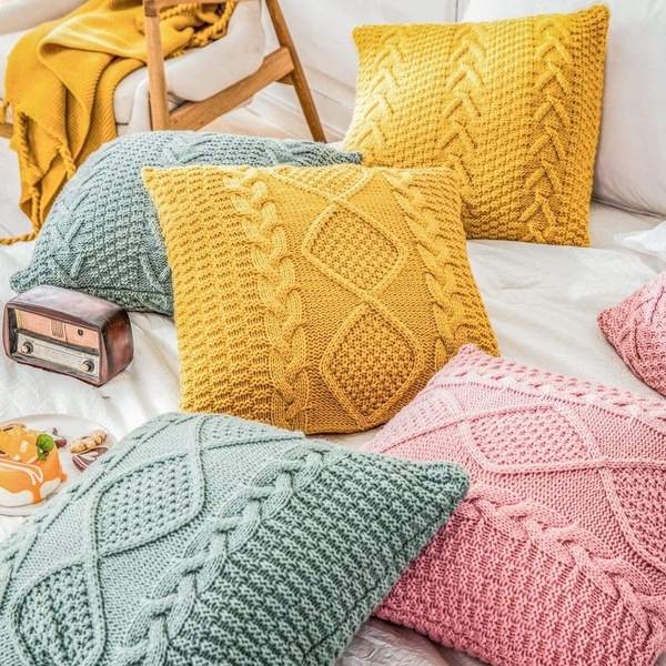 Knit Pillow Cover Sureix