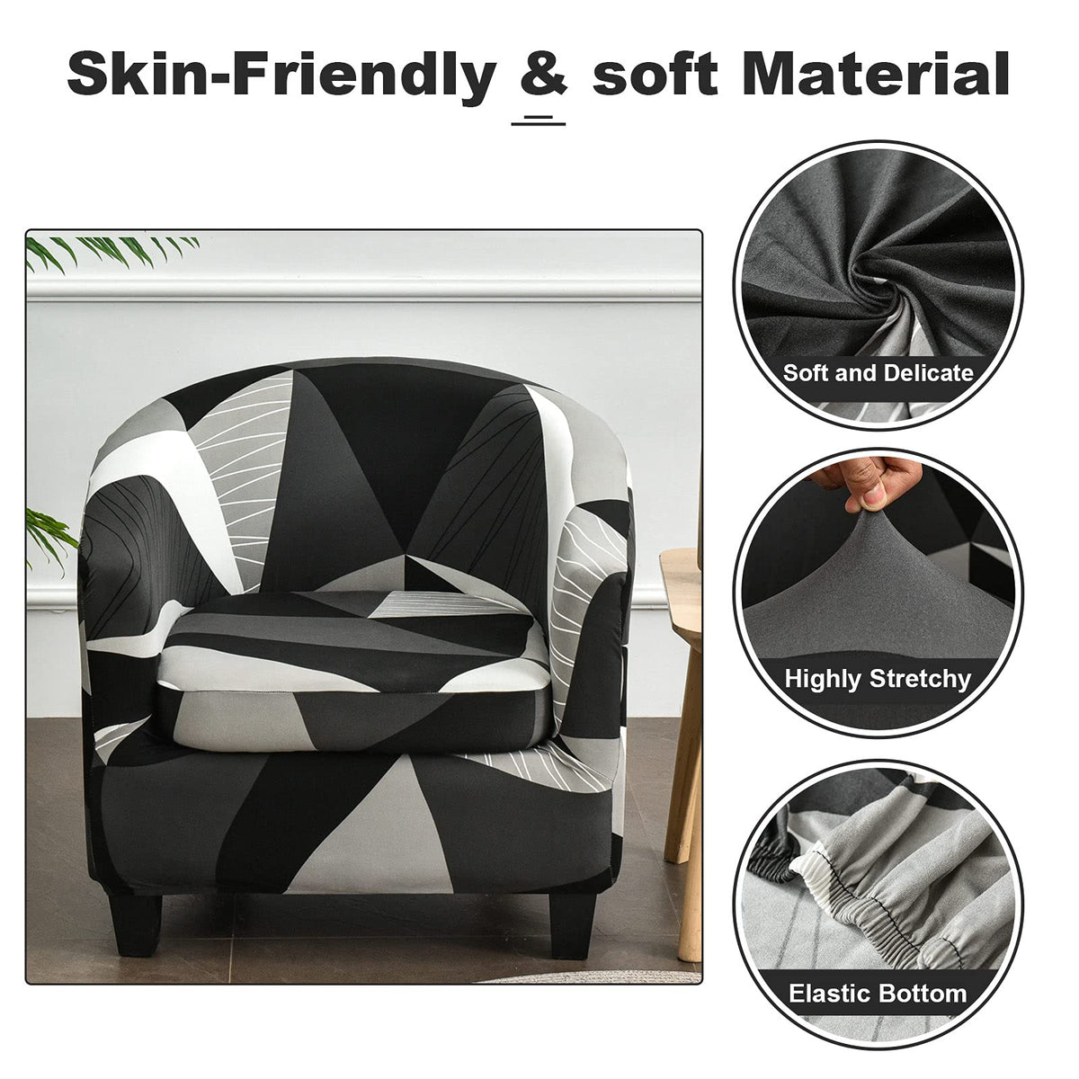 Tub Chair Slipcover Tuck Grips for Reclining Sofa Sureix