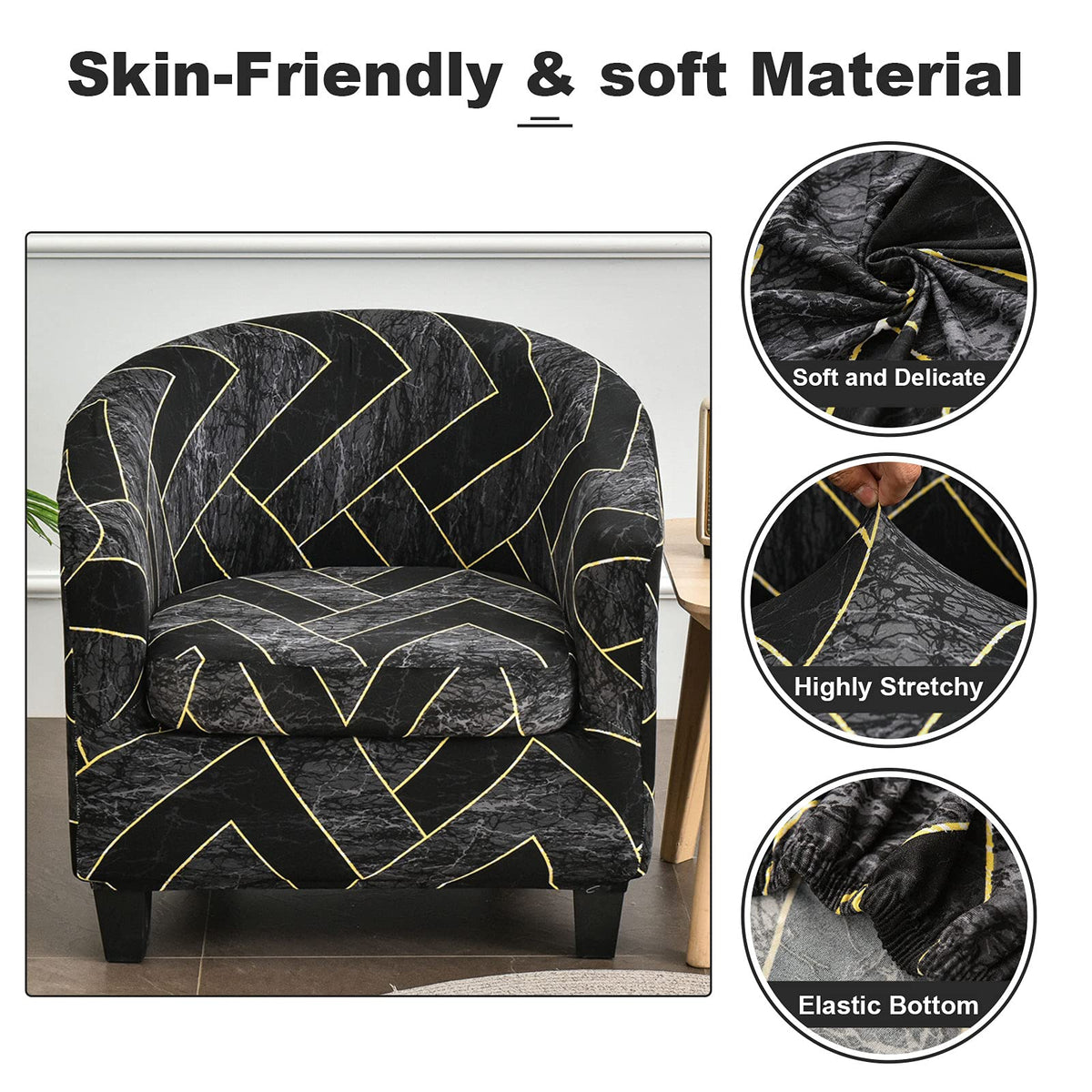 Tub Chair Slipcover Tuck Grips for Reclining Sofa Sureix