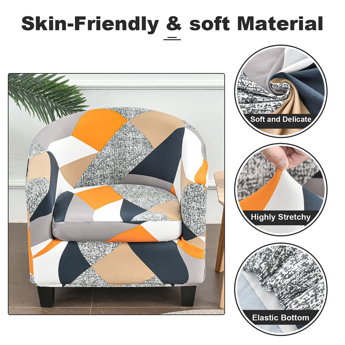 Tub Chair Slipcover Tuck Grips for Reclining Sofa Sureix