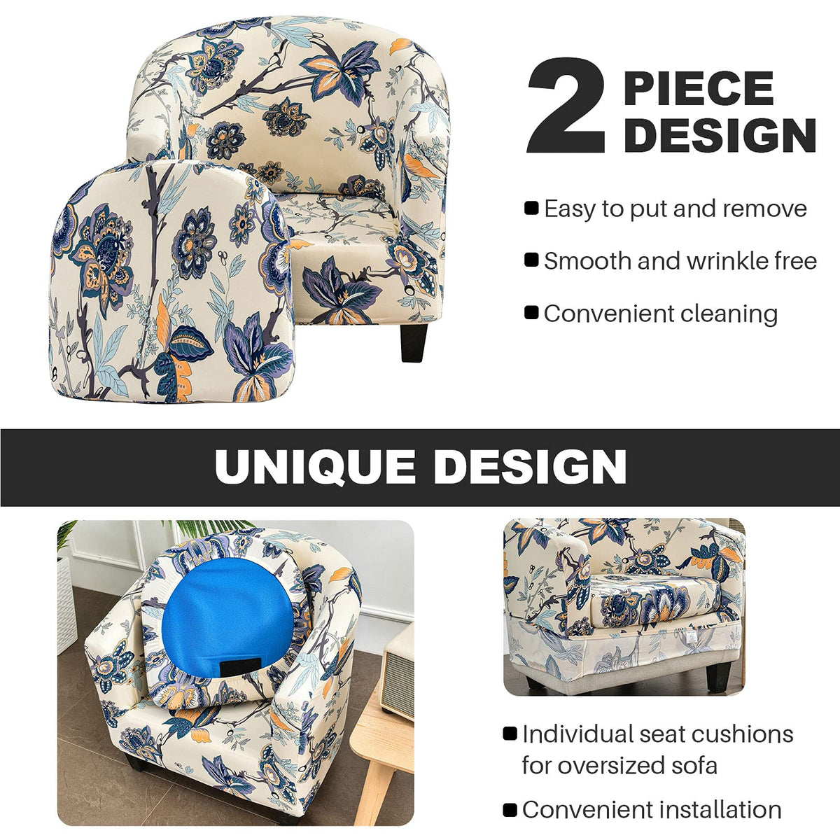 Tub Chair Slipcover Tuck Grips for Reclining Sofa Sureix