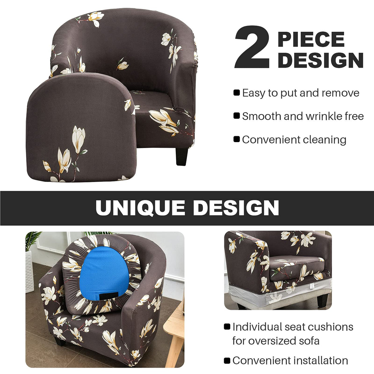 Tub Chair Slipcover Tuck Grips for Reclining Sofa Sureix