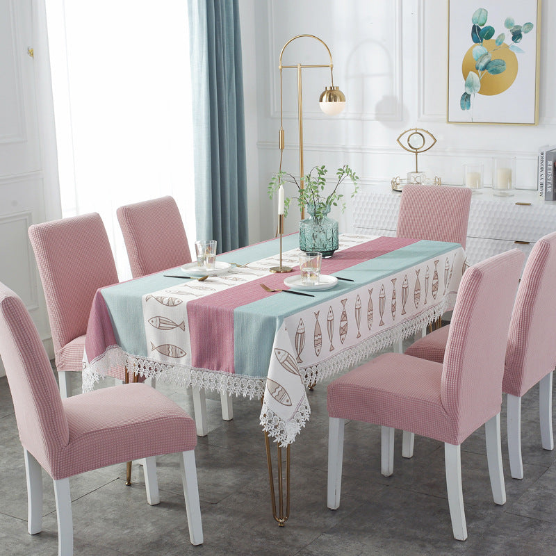 Wrinkle Resistant Dining Table Cover Chair Cover Set– Sureix