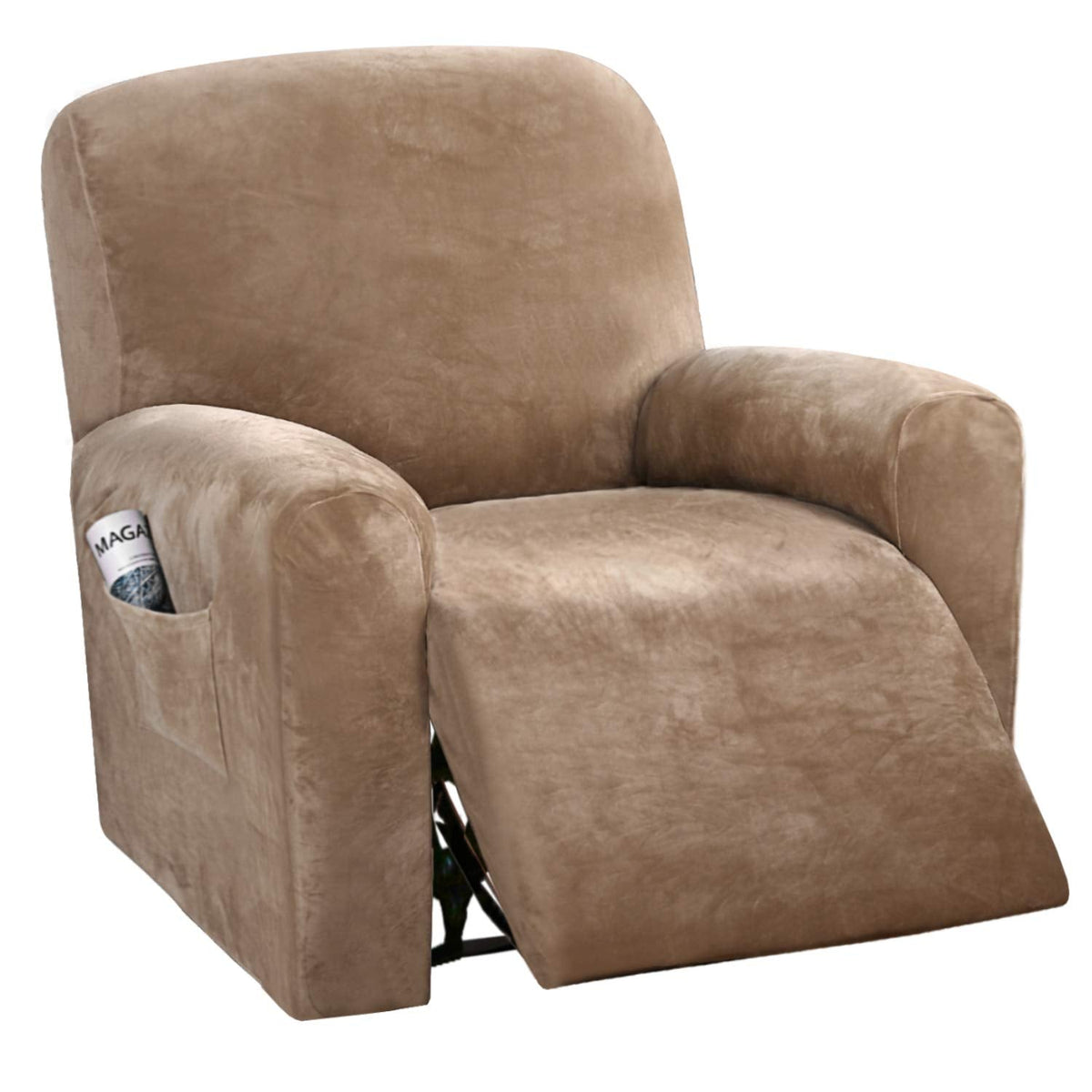 Recliner Chair Cover Velvet Recliner Covers, Stretch 1 Seat Lazy Boy