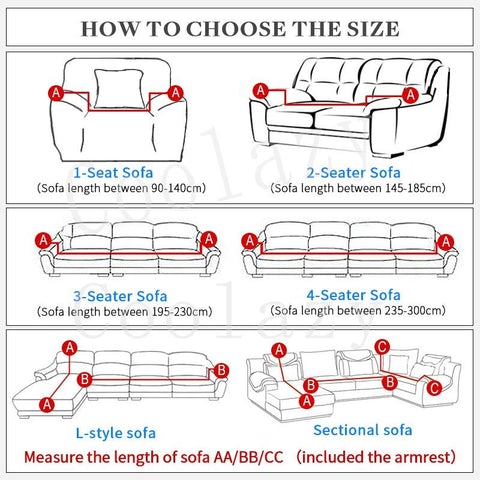 How to choose the right size for sofa cover?