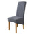 XL Size Solid Dark Color Long Back Chair Covers