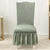 Seersucker Chair Slipcover Green