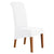 XL Size Solid Light Color Long Back Chair Covers