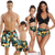 Family Matching Crossover Printed Swimsuits