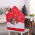Christmas Chair Back Cover for Dining Room Xmas Decor