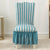 Seersucker Chair Slipcover Blue