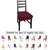 Solid Color Stretchable Dining Chair Seat Cover