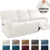 Soft Velvet Recliner Sofa Cover Grey