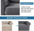 2 Pieces Stretch Sofa Slipcover Armchair Sofa Covers