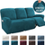 Soft Velvet Recliner Sofa Cover Ivory