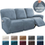 Soft Velvet Recliner Sofa Cover Burgundy