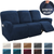 Soft Velvet Recliner Sofa Cover Grey