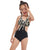 Family Matching Leopard Printed One Piece Swimsuits