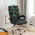Printed Washable Stretchable Office Chair Cover One Piece
