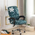 Printed Washable Stretchable Office Chair Cover One Piece