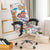 Printed Washable Stretchable Office Chair Cover One Piece