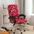 Printed Washable Stretchable Office Chair Cover One Piece