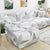 L-Shaped Couch Covers Left Chase