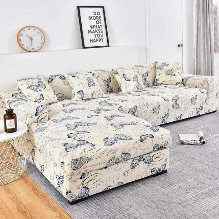 slipcover l shaped sectional Polyester Stretch slipcover l shaped couch