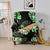 2 Pieces Stretch Pattern Wingback Chair Cover