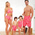 「💦Swim Sale - 40% OFF」Family Matching Pink Chain Printed Swimsuits