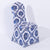Flower Printed Chair Covers Sliver