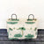 Wall Hanging Linen Fabric Door Hanging Storage Baskets with Pockets