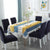 Wrinkle Resistant Dining Table Cover Chair Cover Set