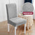 Thick Jacquard Leaf Pattern Dining Chair Cover