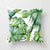 Tropical Leaf Cactus Throw Pillow  Covers