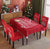 2023 New Christmas Tablecloth Chair Cover Set Christmas Decorations