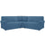 Spandex Jacquard L-Shaped Sofa Slip Cover 3 Pieces