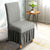 Seersucker Chair Slipcover Light Gray