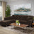 Black L-Shaped Sofa Covers (3 Seater + 3 Seater )