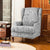 Wingback Chair Covers Light Gray