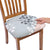 Pattern Stretchable Dining Chair Seat Cover