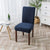 Culex Jacquard Solid Color Dining Chair Cover