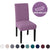 Culex Jacquard Solid Color Dining Chair Cover