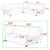 Soft Velvet L-Shaped Sofa Cover 3 Pieces