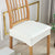 Soft PU Solid Color Stretch Chair Seat Cover