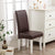 PU Solid Color Stretch Chair Cover