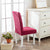 Flocked Fleece Solid Color Stretch Chair Cover