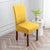 Soft Spandex Solid Color Stretch Dining Chair Covers