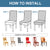 Diamond Jacquard Solid Color Stretch Chair Cover